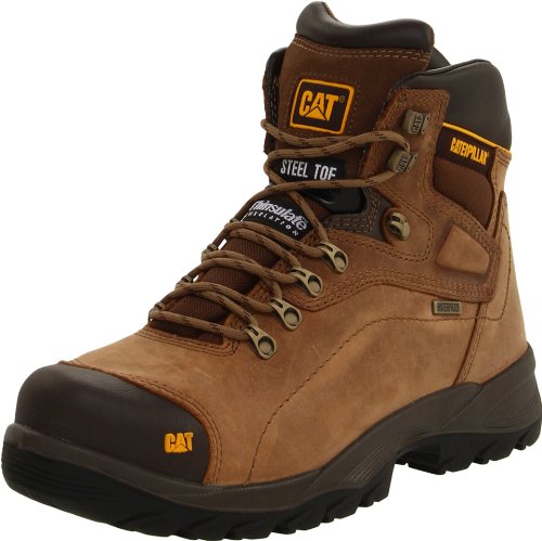 Caterpillar Mens Diagnostic Waterproof Steel-Toe Work Boot