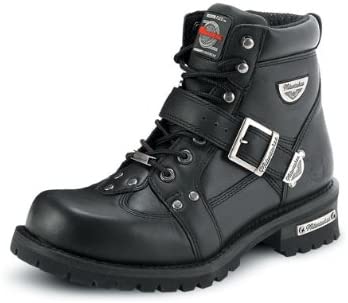 Milwaukee Motorcycle Clothing Company Mens Road Captain Motorcycle Boots