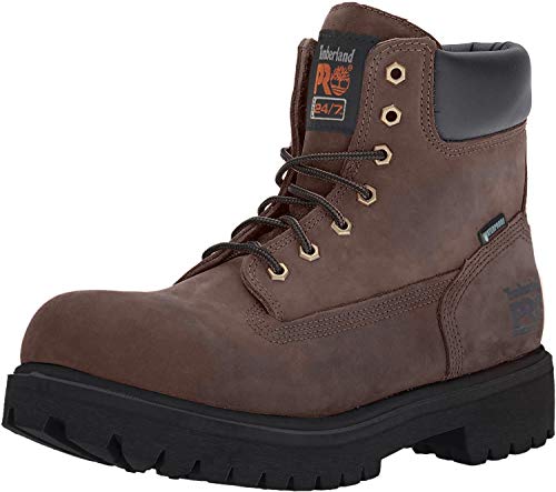 Timberland PRO Mens Direct Attach 6 Inch Steel Safety Toe Insulated Waterproof Industrial Work Boot