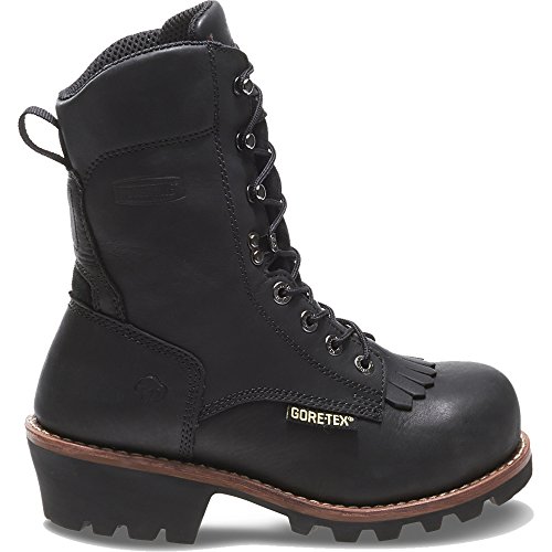 Wolverine Mens Buckeye EAA Safety-Toe EH 8 inch Logger Work Boot